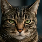 猫妈妈死亡凝视，小猫调皮的视频火了