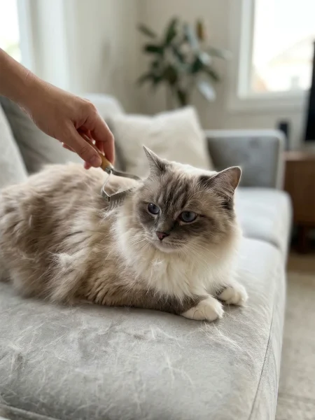 猫咪掉毛严重怎么办