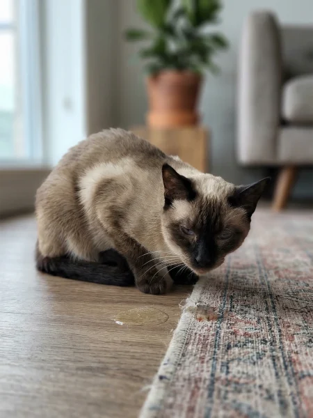 猫咪频繁呕吐原因判断重点