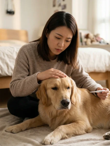 狗狗发烧判断处理要点