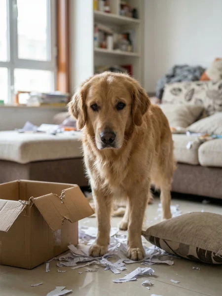 狗狗拆家原因改善方法