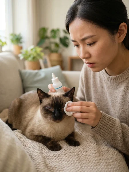 猫咪眼屎增多判断重点