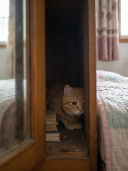 猫咪躲角落行为含义解析指南