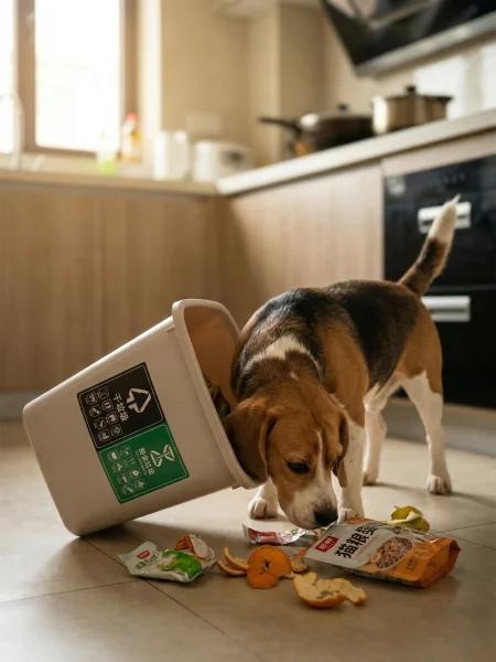 狗狗翻垃圾桶原因改善指南