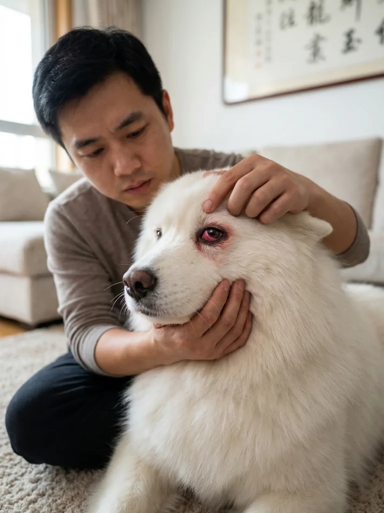 狗狗眼睛发红判断处理指南