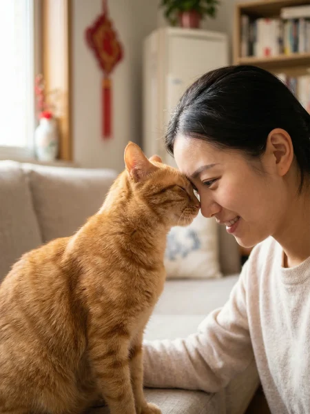 猫咪用头顶人含义解析指南