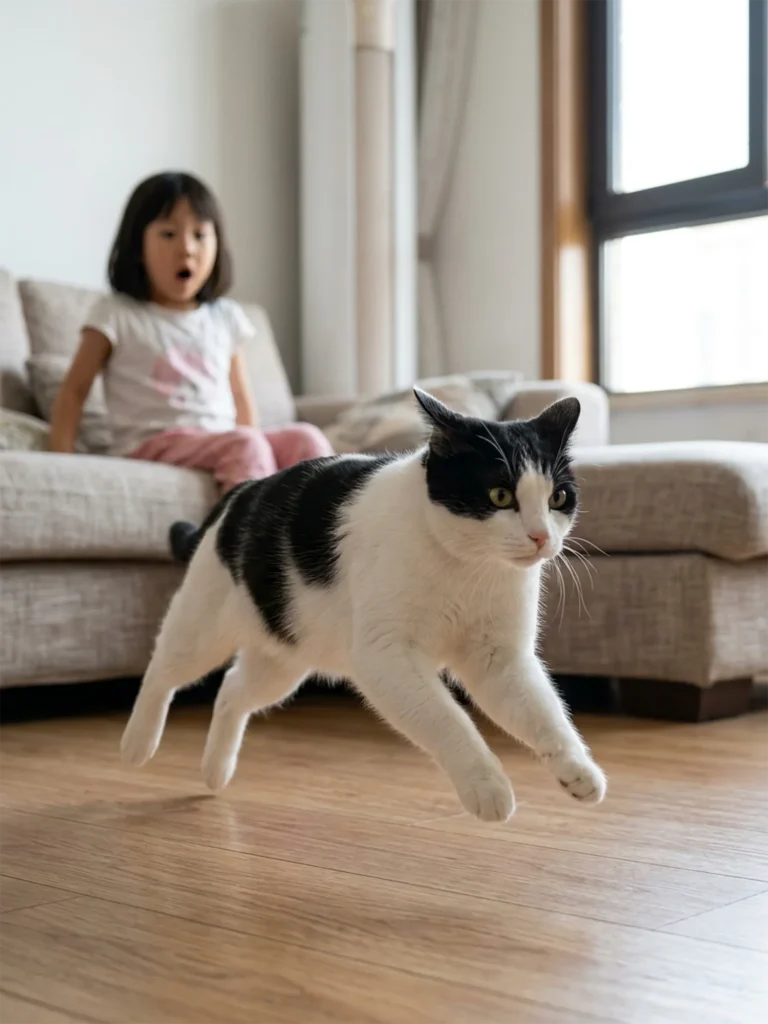 猫咪突然狂奔行为原因解析