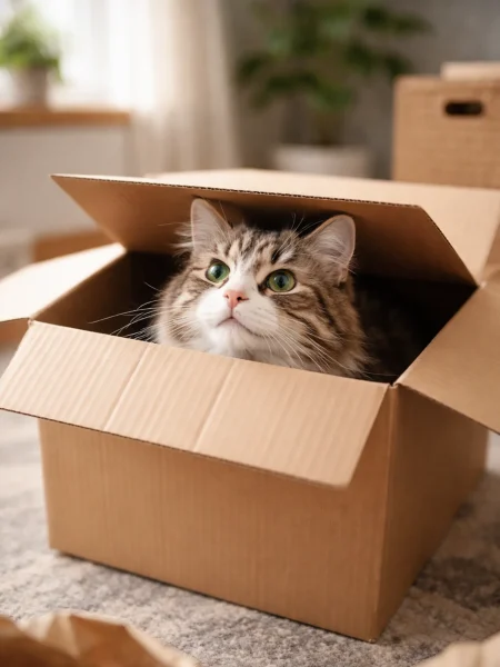 猫咪爱钻纸箱原因与环境关系解析