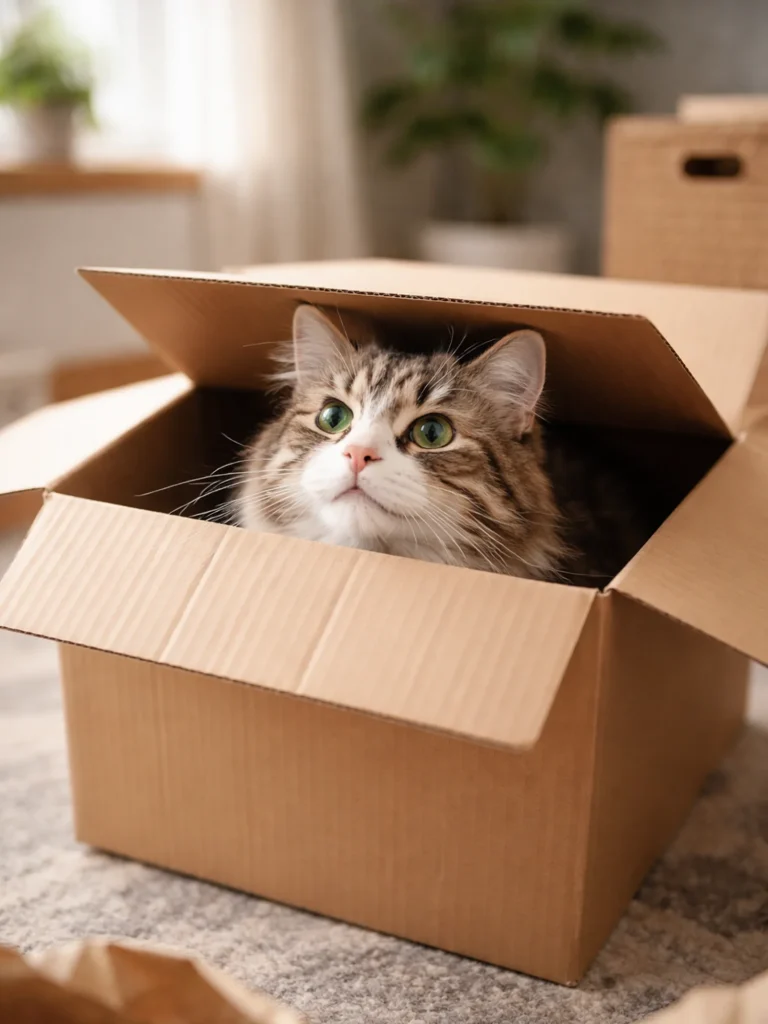 猫咪爱钻纸箱原因与环境关系解析