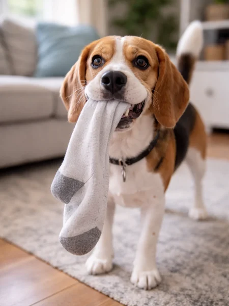 狗狗叼袜子原因解析指南