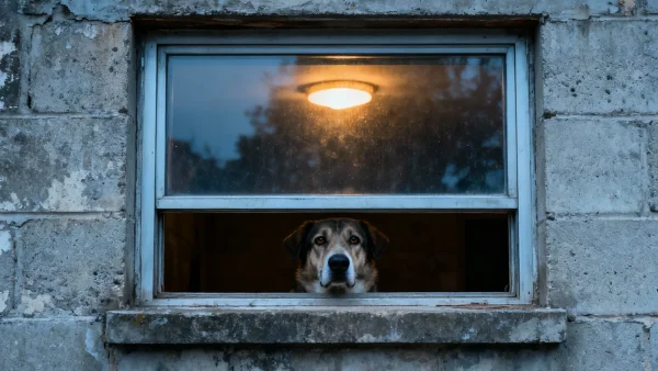 收容所等了三百天的大狗，终于被人看见