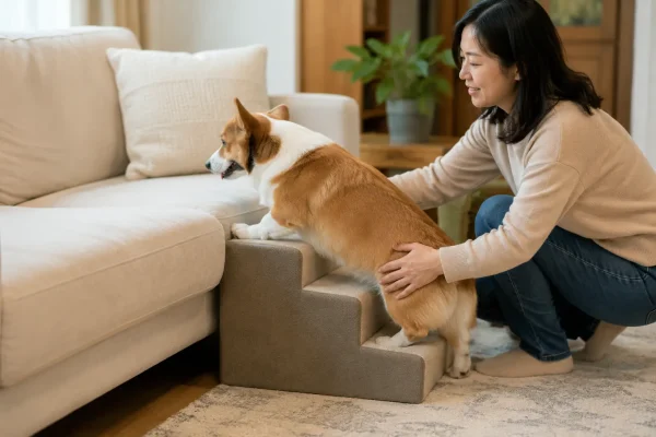 狗狗缓坡台阶辅助上沙