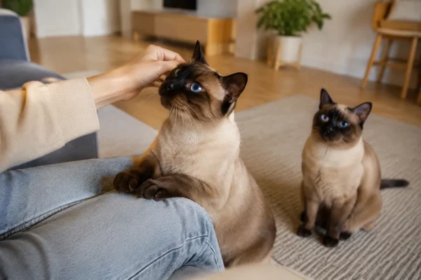 两只暹罗猫