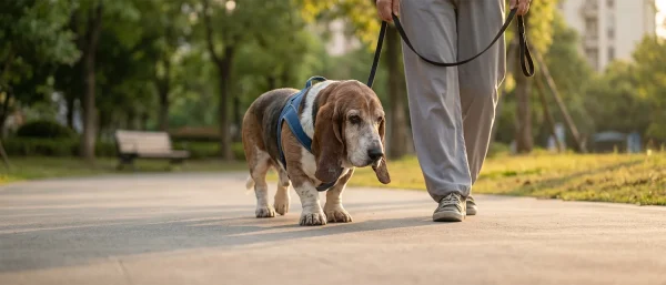 老年犬散步距离和频率怎么调整