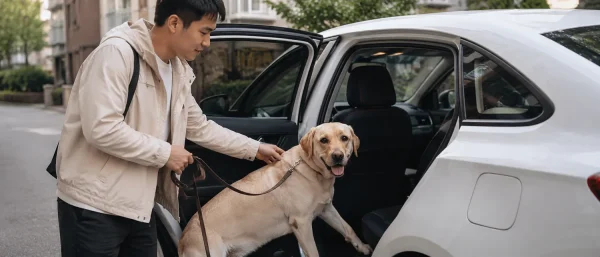 大型犬乘公共交通的注意事项