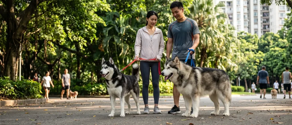 哈士奇阿拉斯加在南方养的真实挑战