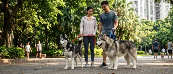 哈士奇阿拉斯加在南方养的真实挑战