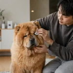 松狮犬皮肤与眼睛的日常护理要点