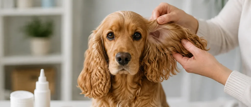 可卡犬耳朵问题高发的原因与护耳方法