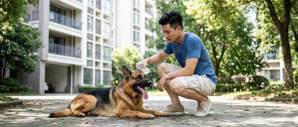 狗狗中暑送医前怎么急救