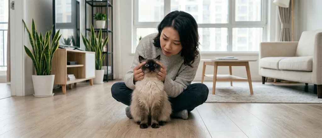 猫咪瞳孔大小不一要立刻就医