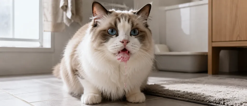 猫咪嘴周粉红泡沫的肺水肿急症识别