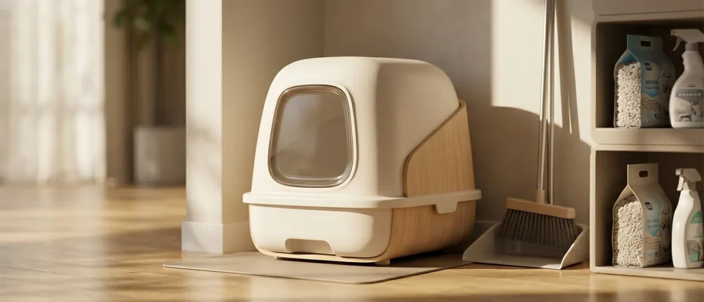 猫砂除臭靠吸附不靠香味