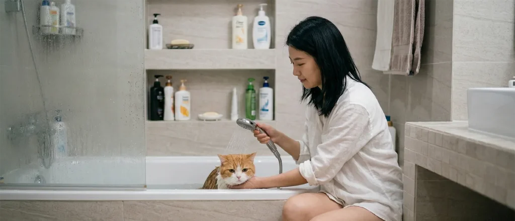 猫咪多久洗一次澡是合理的，洗太频繁的实际危害