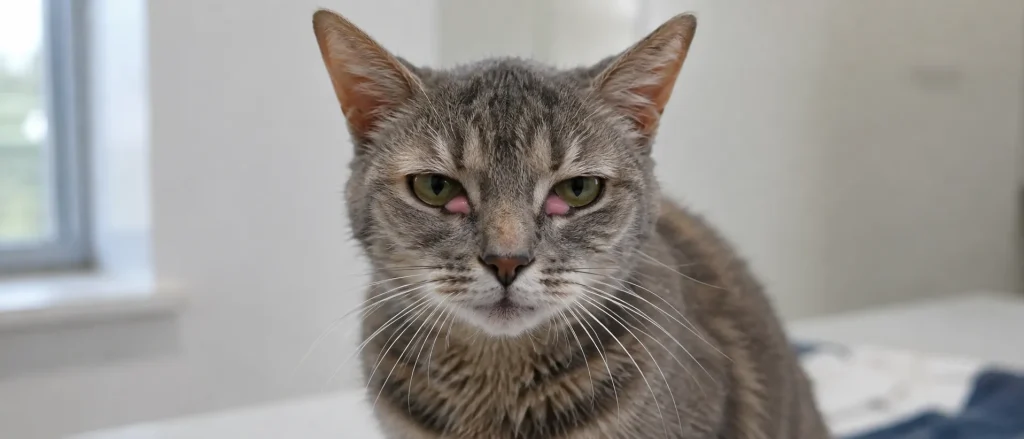 猫咪第三眼睑突出的正常情况与就医判断