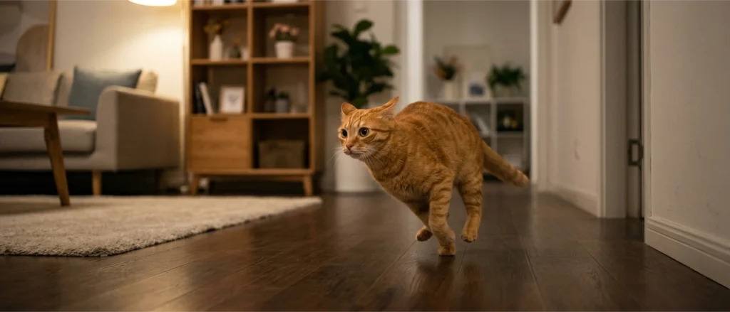 猫咪半夜疯跑怎么解决