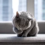 猫咪反复舔同一部位是身体信号