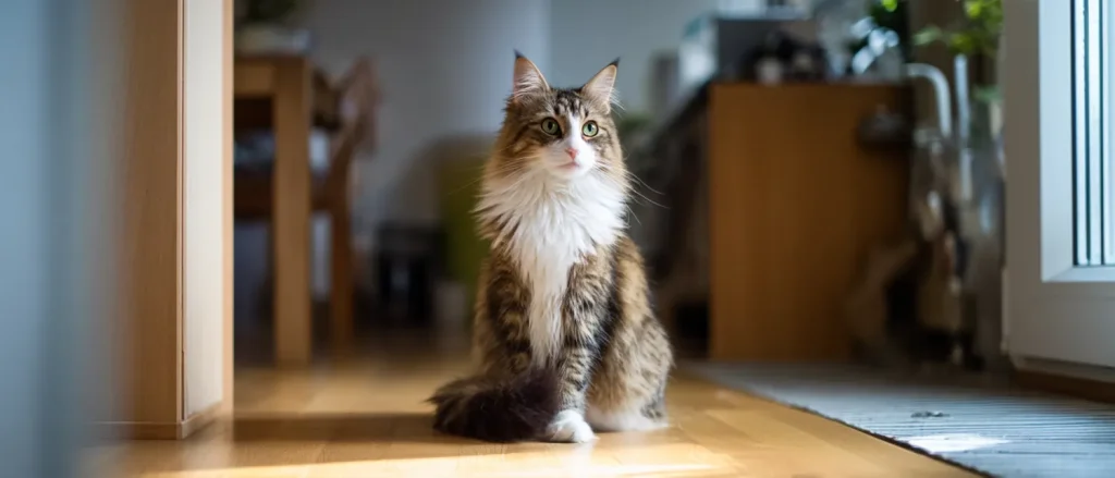 猫咪盯着空气看是在看什么？科学解释和民间说法哪个更可信