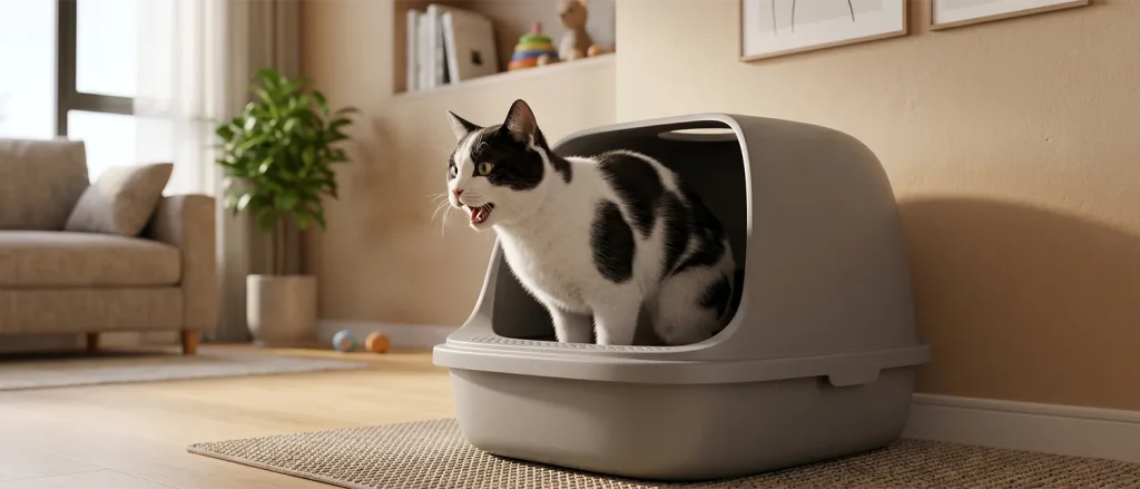 猫咪在猫砂盆里叫代表什么问题