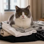 猫咪爱坐换下衣服的原因解读