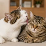 猫咪互相理毛的含义与多猫互动边界