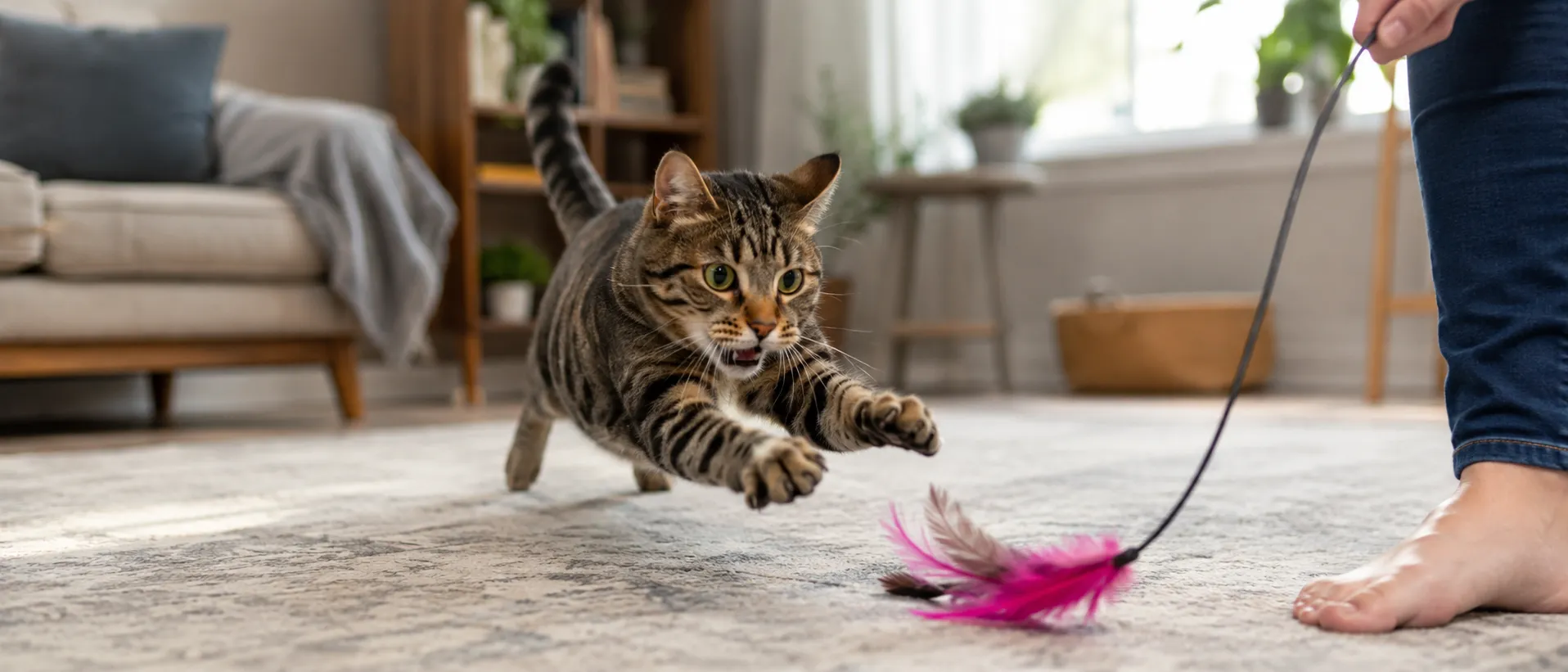 猫咪把你当成猎物扑咬的行为怎么引导，不是宠坏了是这件事没做