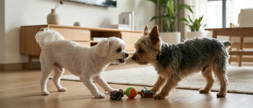 两只狗争抢东西怎么从规则上解决