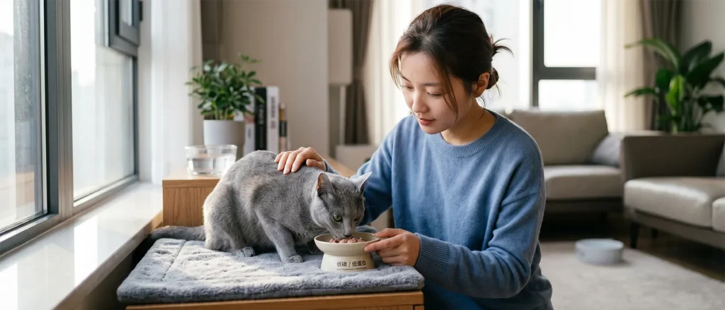 猫咪肾脏病饮食管理的核心是控磷