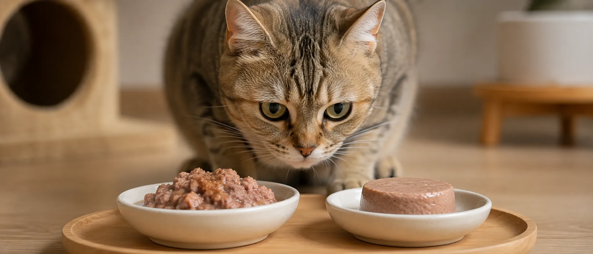 猫咪湿粮和主食罐的区别，以及怎么在日常饮食中合理搭配