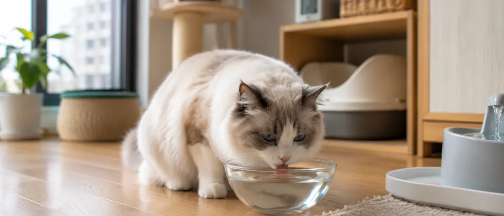 猫咪夏天不喝水，正常还是脱水