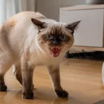猫一直哈气，是威胁还是害怕