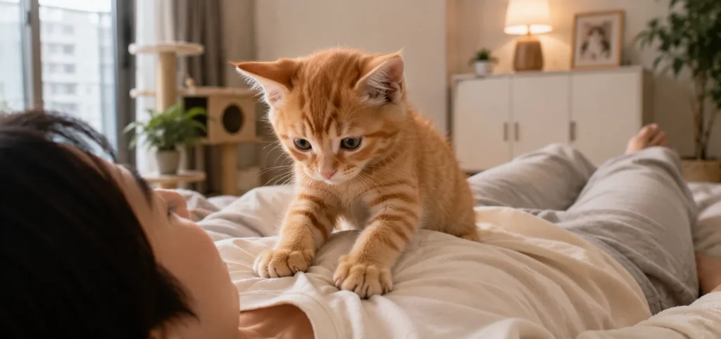 猫在你身上踩奶，是什么意思