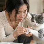 猫咪指甲剪出血，该怎么处理