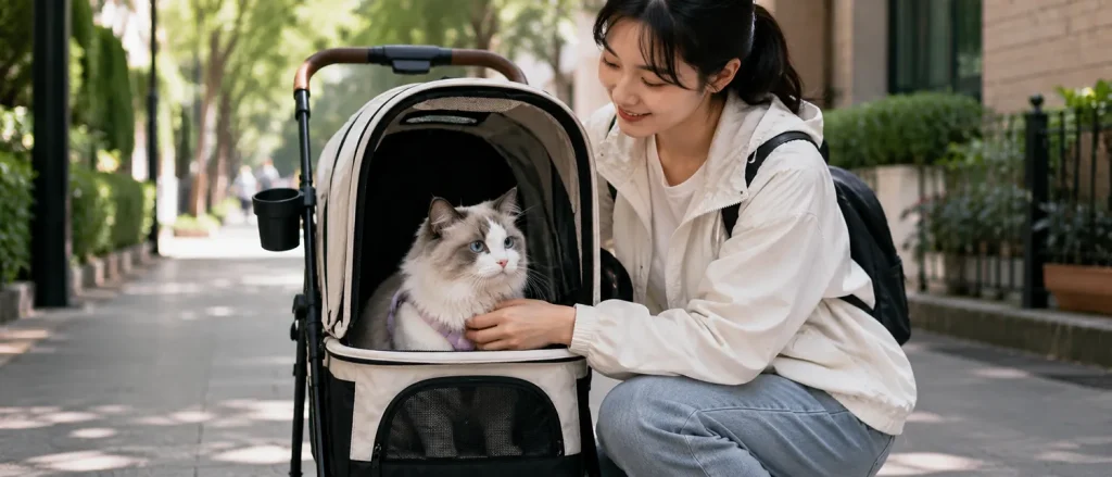 带猫外出与带狗出门完全不同的注意事项